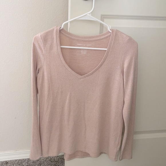 American Eagle Soft V Neck Sweater - Picture 1 of 3